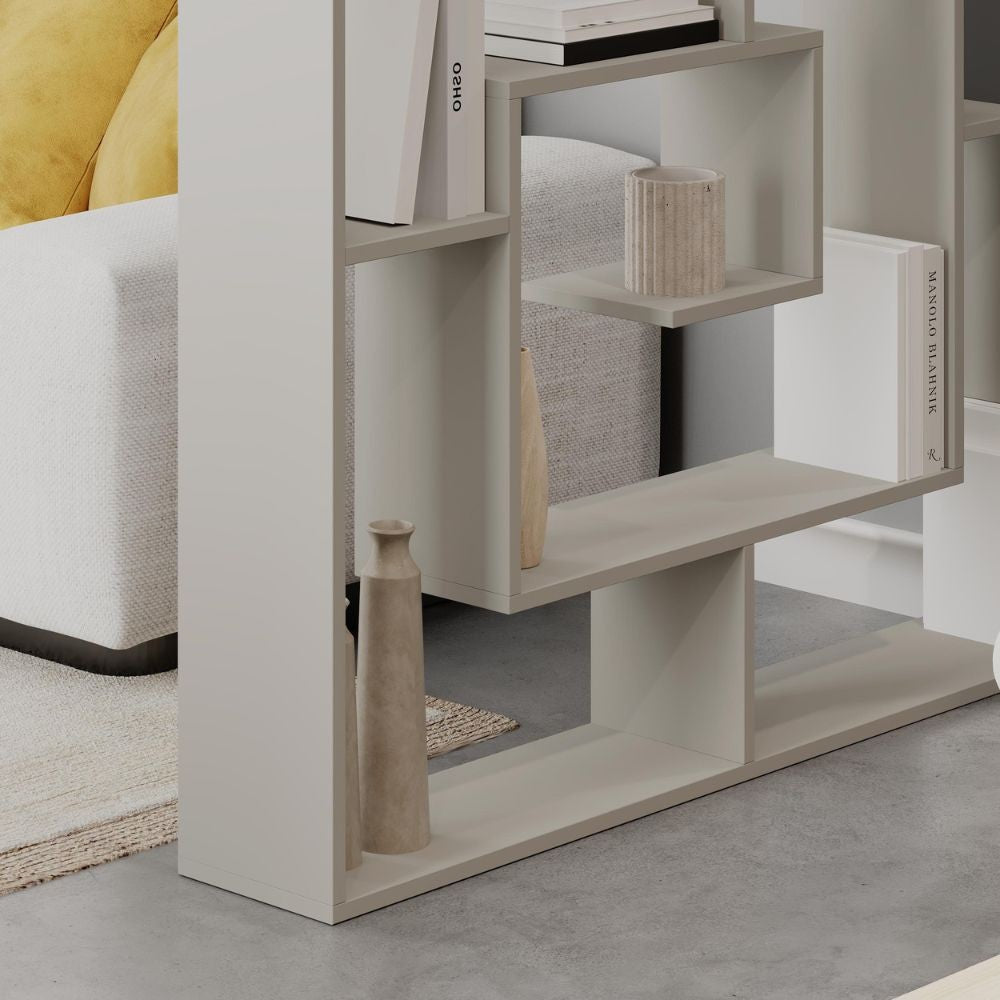 Libreria sandstone con 9 ripiani Labirent 125x22x129