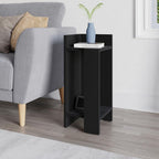 Table de chevet 25x27x60h gauche couleur noir Elos