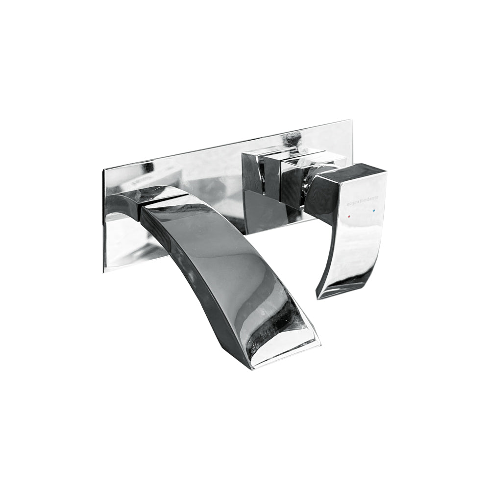 Miscelatore vasca in finitura cromo Riga Cascata