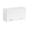 Mobile sopracappa 90x32x49H cm. bianco frassinato