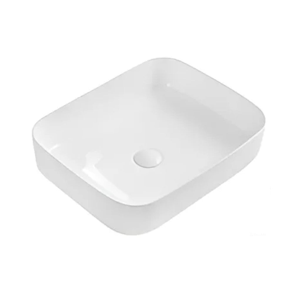 Meuble de salle de bain noir frêne avec tiroirs et lavabo à poser inclus 105x78H cm - Nesto