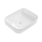 Mobile bagno nero frassinato con cassetti e lavabo appoggio incluso 79x78H cm - Nesto