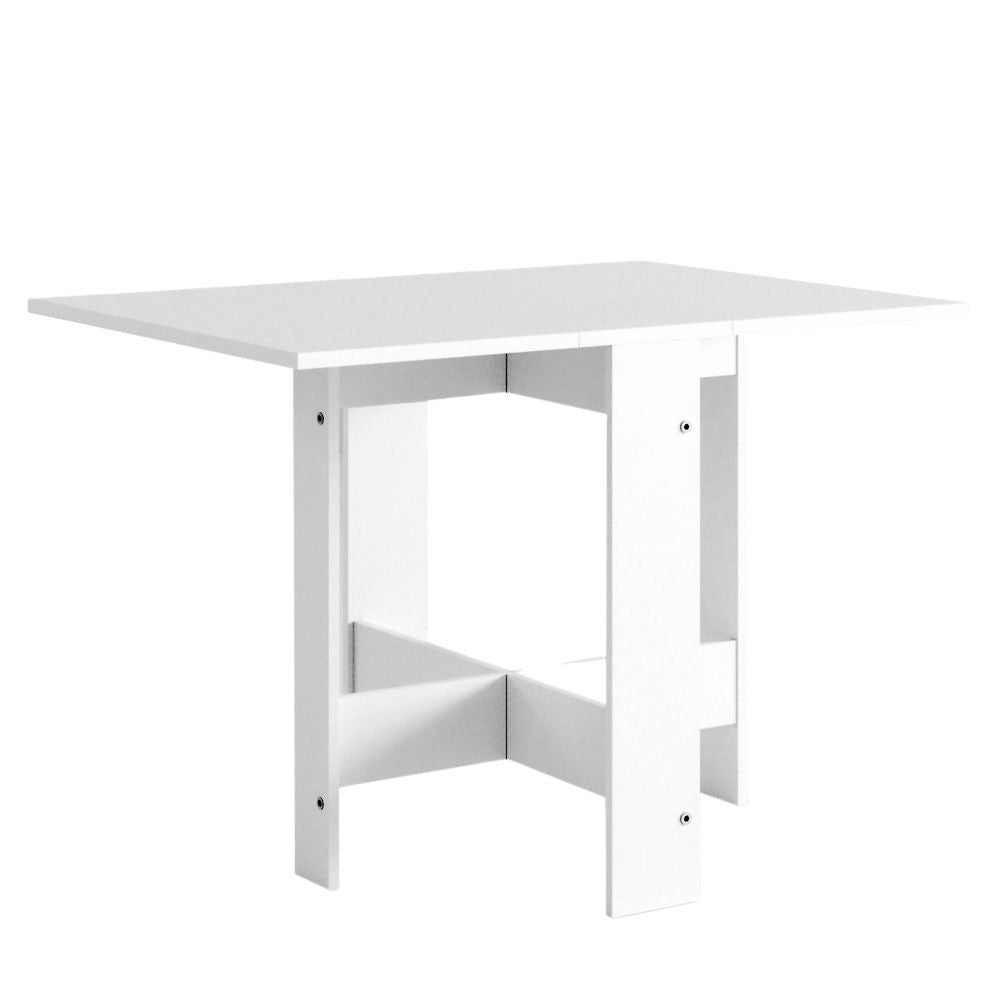 Tavolo pieghevole salvaspazio 130x76 cm colore bianco Artemio