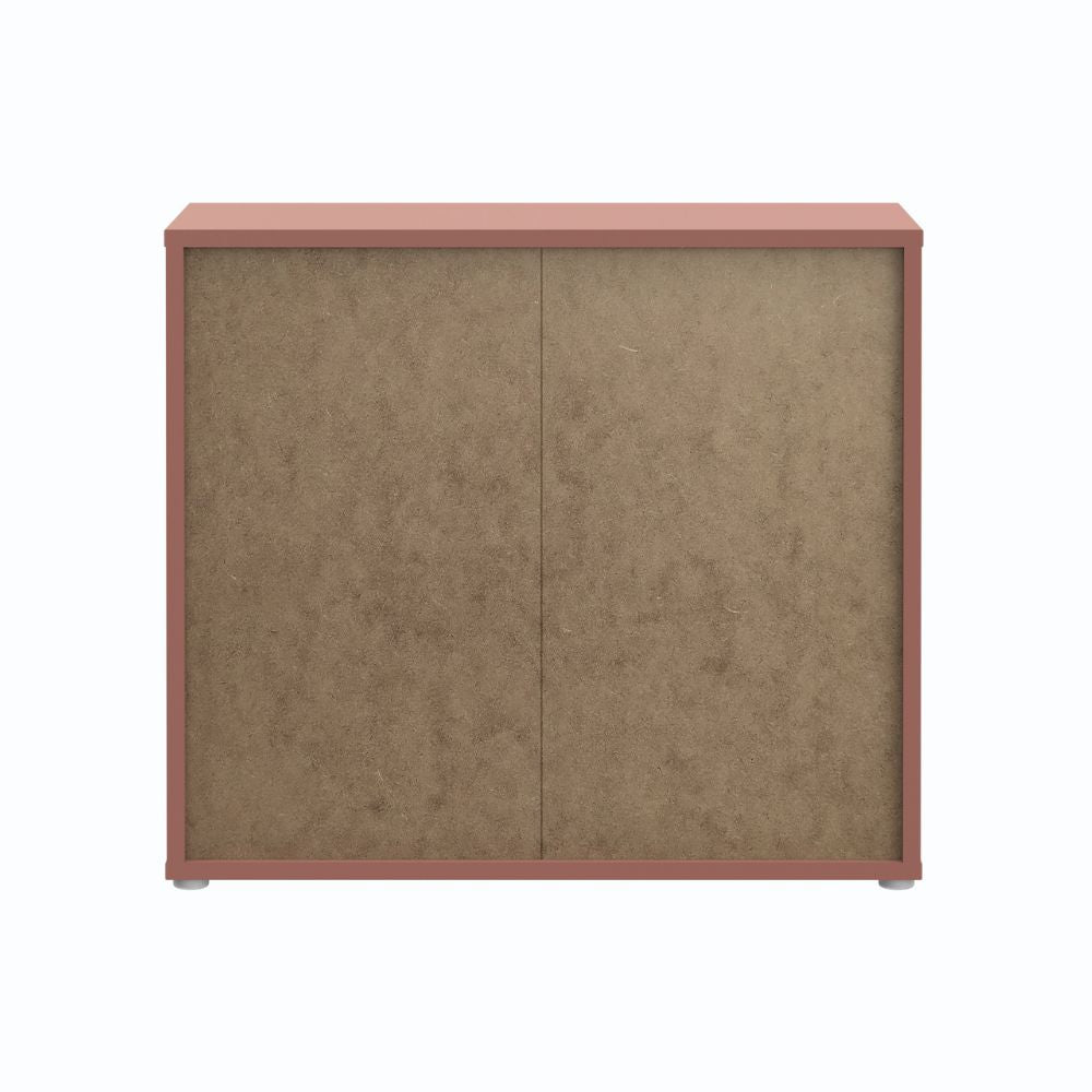 Commode 3 tiroirs couleur terre cuite 95x41.5x83 Medea