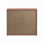 Commode 3 tiroirs couleur terre cuite 95x41.5x83 Medea