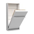 Letto singolo a scomparsa colore bianco 104x221H cm - Happy