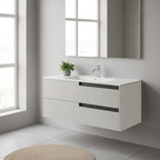 Mobile bagno sospeso con cassetti colore cashmere 100x45x50H - Former