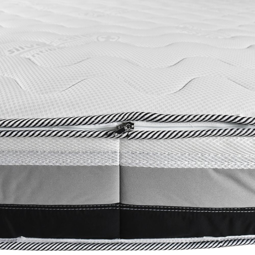Materasso matrimoniale sfoderabile a molle insacchettate 160x200x25H cm - Pio