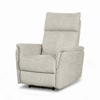 Poltrona alzapersona con recliner elettrico in tessuto beige Motion