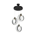 LED-Pendelleuchte 90 cm mit drei LED-Kreisen - Felicia