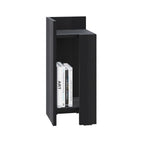 Table de chevet 25x27x60h gauche couleur noir Elos