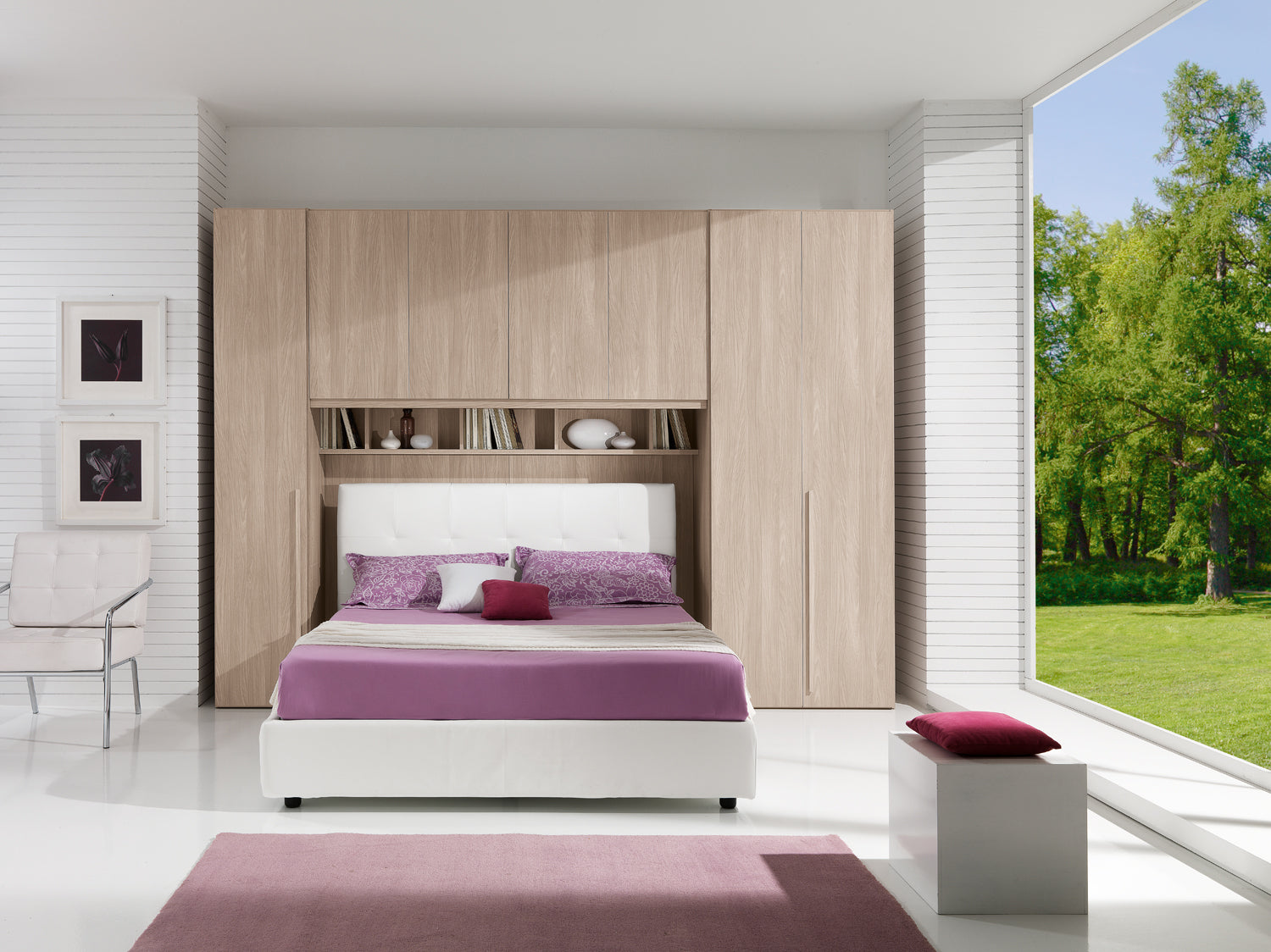 Armadio a ponte colore kiri 334x245,3H cm - Margi