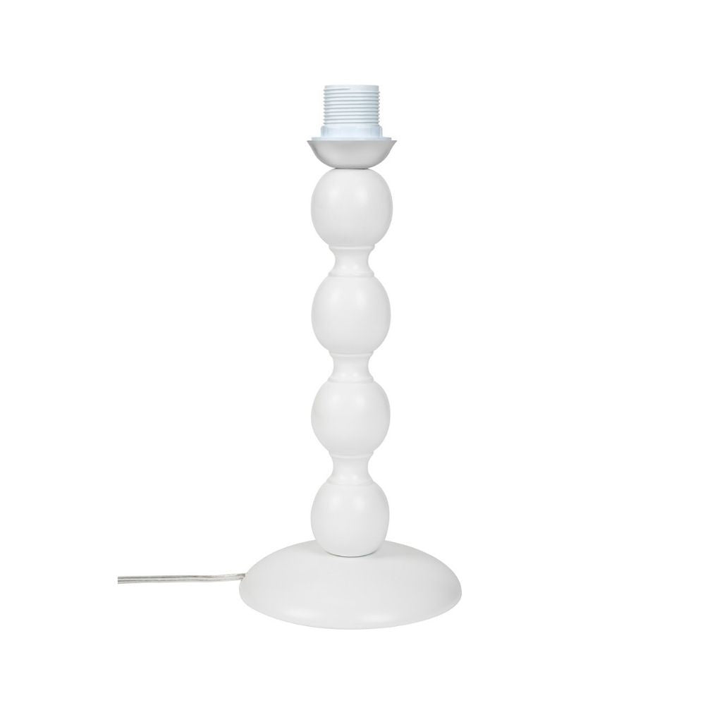 Lampe de table bois naturel blanc - Laguna ASZ0550