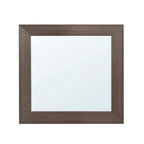Specchiera quadrata 90x90 cm con cornice larice grigio Plana