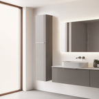 Colonna bagno sospesa 1 anta 174 cm colore grigio granito Remix