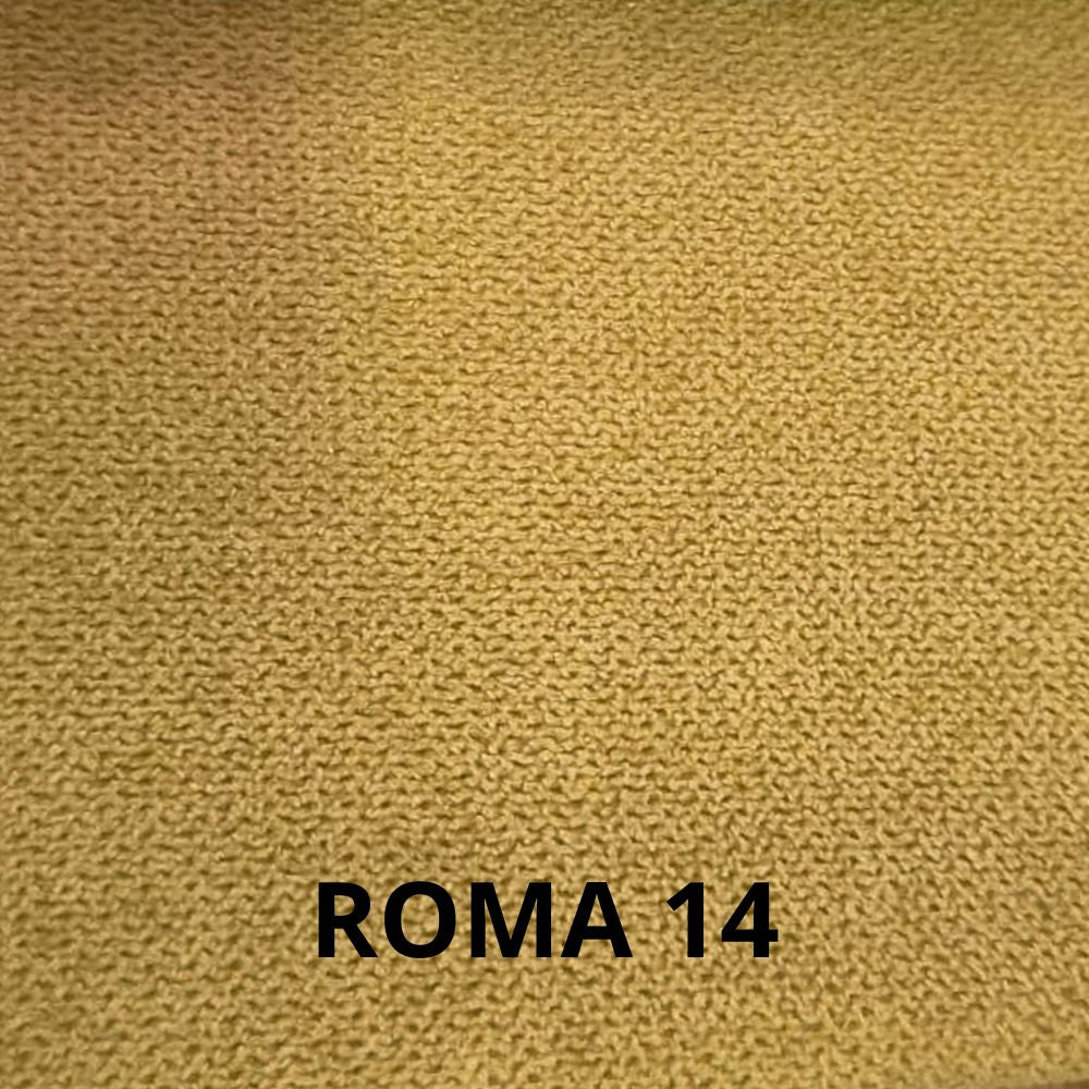 Divano 3 posti tessuto Roma14 colore giallo 211x98x92h Alenda
