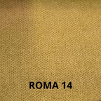 Divano 3 posti tessuto Roma14 colore giallo 211x98x92h Alenda