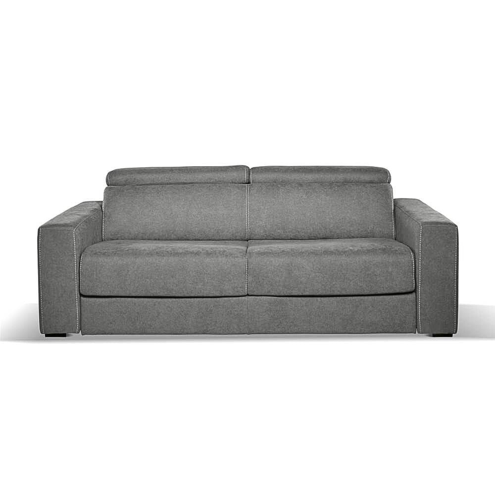 Divano letto 3 posti tessuto Penelope22 grigio Crien