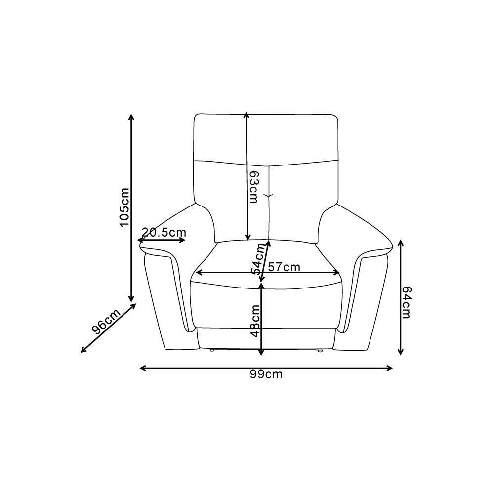Set divani recliner elettrici 3 posti + 2 posti + poltrona recliner tessuto sabbia Elysio