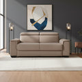 Divano letto 3 posti colore marrone caribou 210x94x90H Mercurio