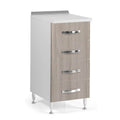 Commode 4 tiroirs coloris orme 40x50x85H cm