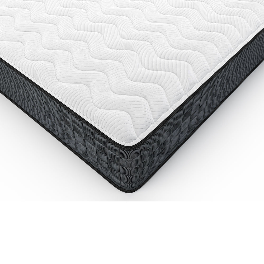 Einzelmatratze 80x190x25H cm mit Taschenfederkern und Memoryschaum - Balto