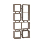 Libreria 79x166,5H cm bifacciale in legno colore tortora - Rail