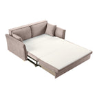 Divano letto 3 posti tessuto tortora 176x93x97H Cassie