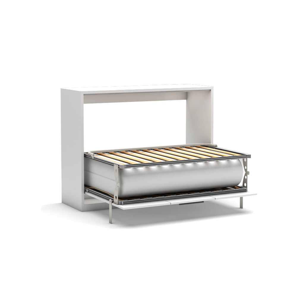 Letto matrimoniale pieghevole a scomparsa colore bianco 164x120H cm - Capsule