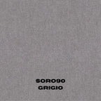 Letto matrimoniale con contenitore tessuto grigio Melia