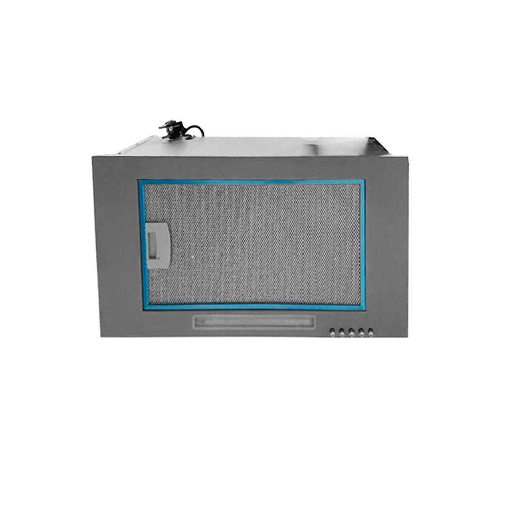 Integrierte Dunstabzugshaube, Aluminiumfarben, 52 cm – Superair ECO F9