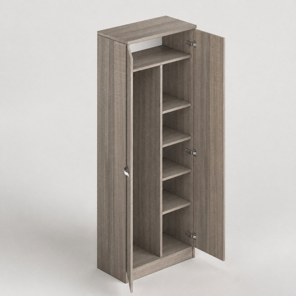 Mobile portascope con 5 ripiani colore olmo 71x182H cm - Gabriella