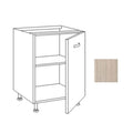 Meuble bas de cuisine 1 porte coloris orme 60x50x85H cm