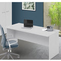 Bureau de direction blanc frêne 180x80 cm - Leski