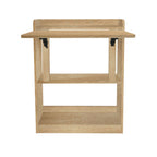 Bureau escamotable pliable peu encombrant couleur chêne 64x65x82H Plana