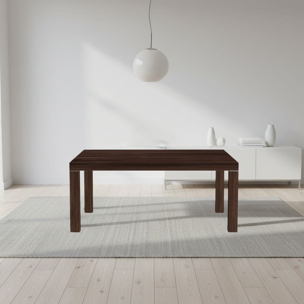 Tavolo allungabile in olmo moro 160/310 cm con 4 allunghe Piana T08 IMAB