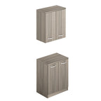 Laundry pensile bagno due ante 71x38x77 olmo