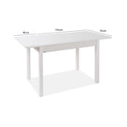 Ausziehbarer Tisch in Ulmenoptik 110x70 cm - Florenz