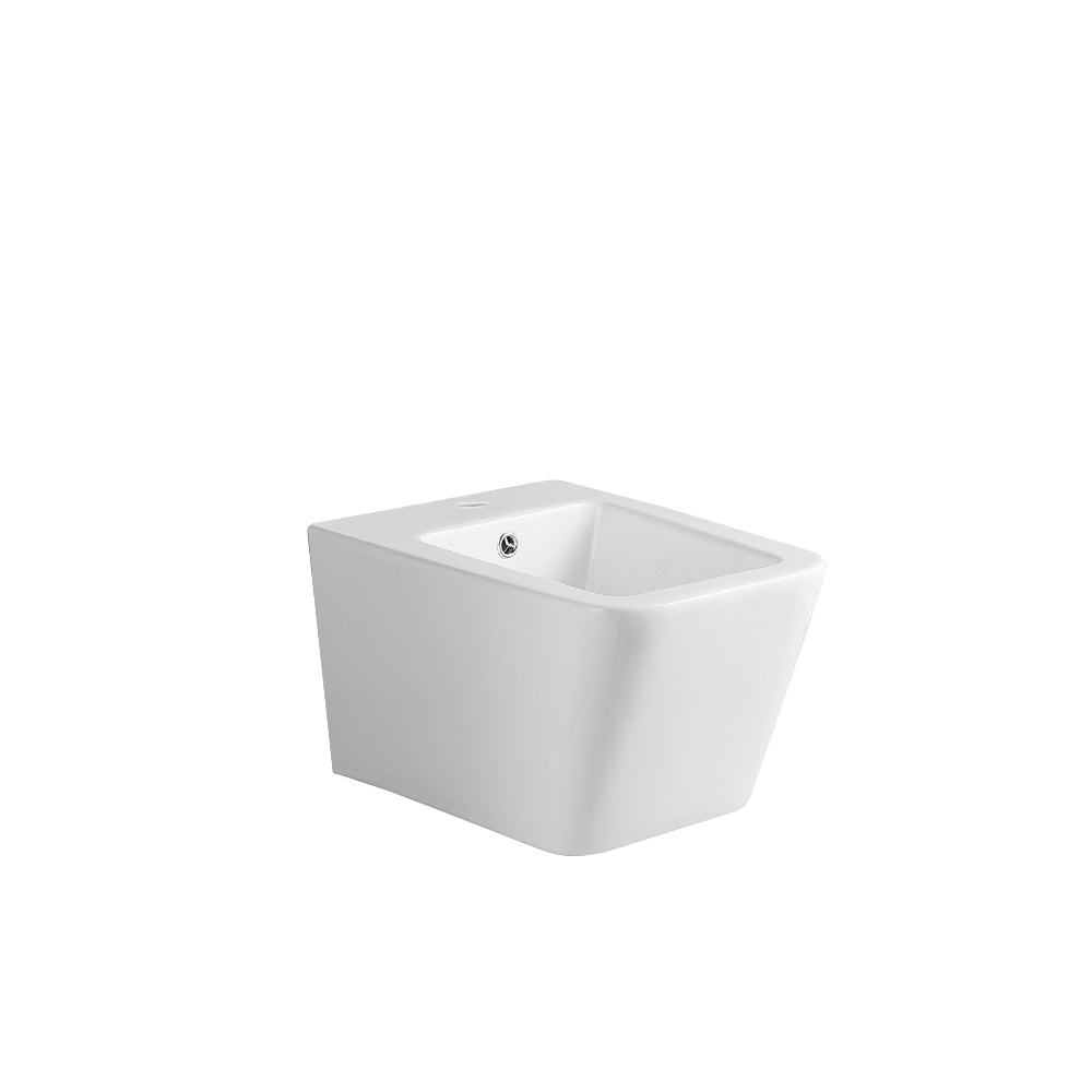 Bidet sospeso in ceramica bianco lucido YJ-1383