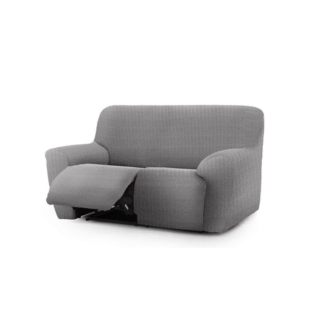 Sofaüberwurf 150-200 cm für Zweisitzer-Liegesofa in Grau – Jaz