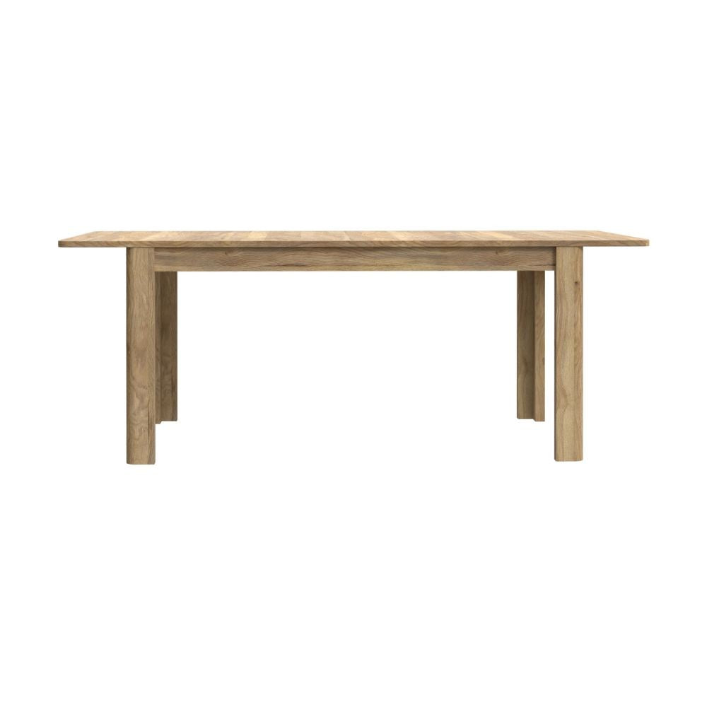 Tavolo rettangolare allungabile 160/206 cm con allunga centrale colore rovere Mono