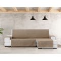 Copridivano 240 cm per divano con penisola destra colore beige - Valeria