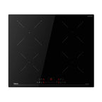 Piano cottura induzione 4 zone di cottura 60 cm. touchscreen frontale nero Teka IBC64115SSMBK