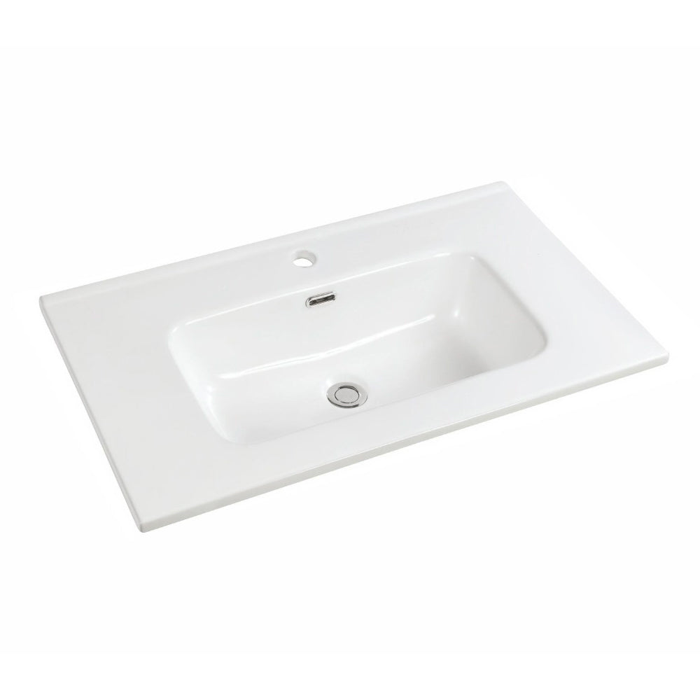 Lavabo in ceramica bianco lucido 71 cm Bulnes70