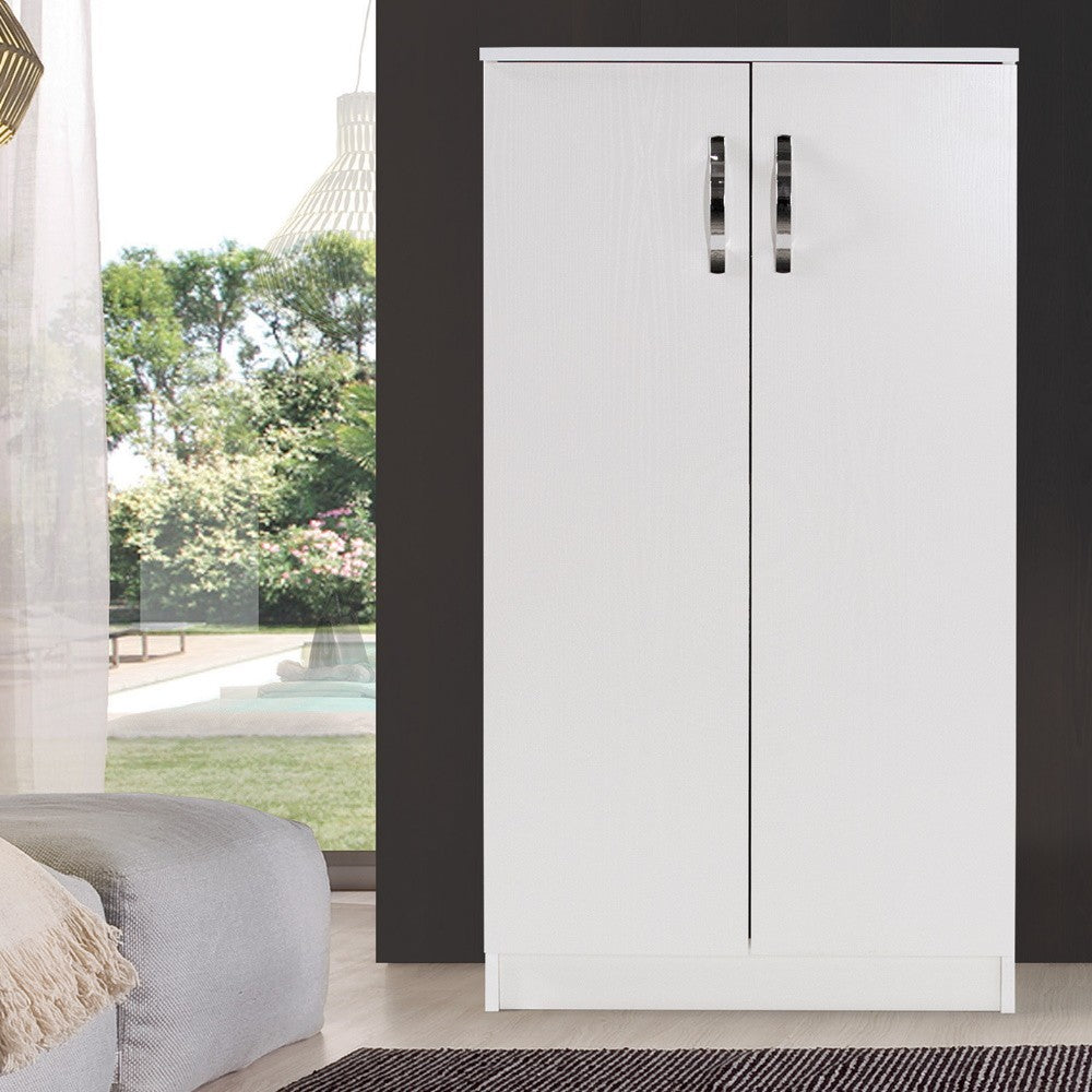Scarpiera armadio Gabriella 130 cm bianco frassinato