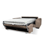 Divano letto 3 posti colore marrone caribou 210x94x90H Mercurio