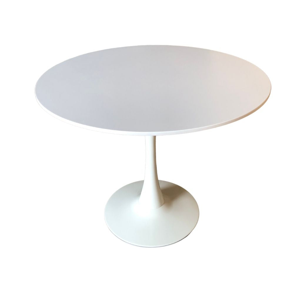 Tavolo rotondo colore bianco 90x73H cm - Derek