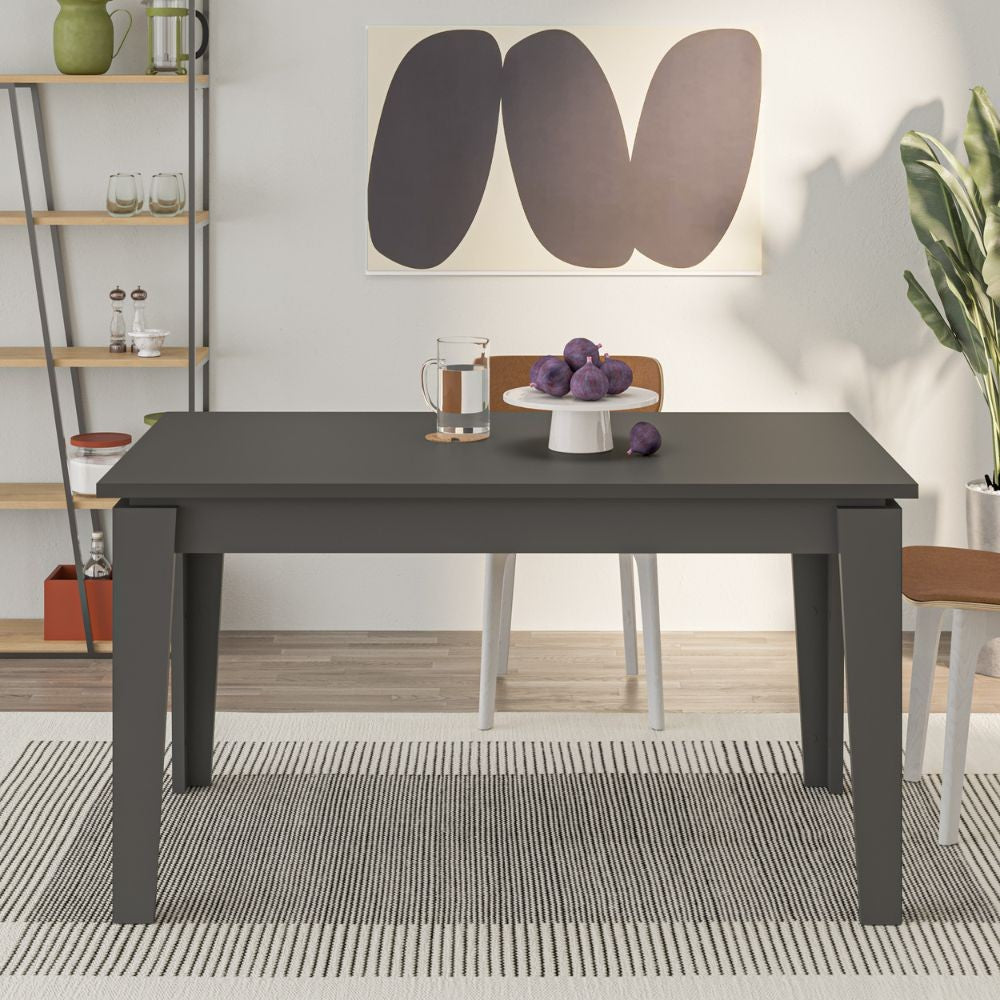 Tavolo allungabile Tolmen antracite 140x80 cm