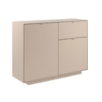 Madia 2 ante e 1 cassetto colore cashmere 120 cm Sivas01A