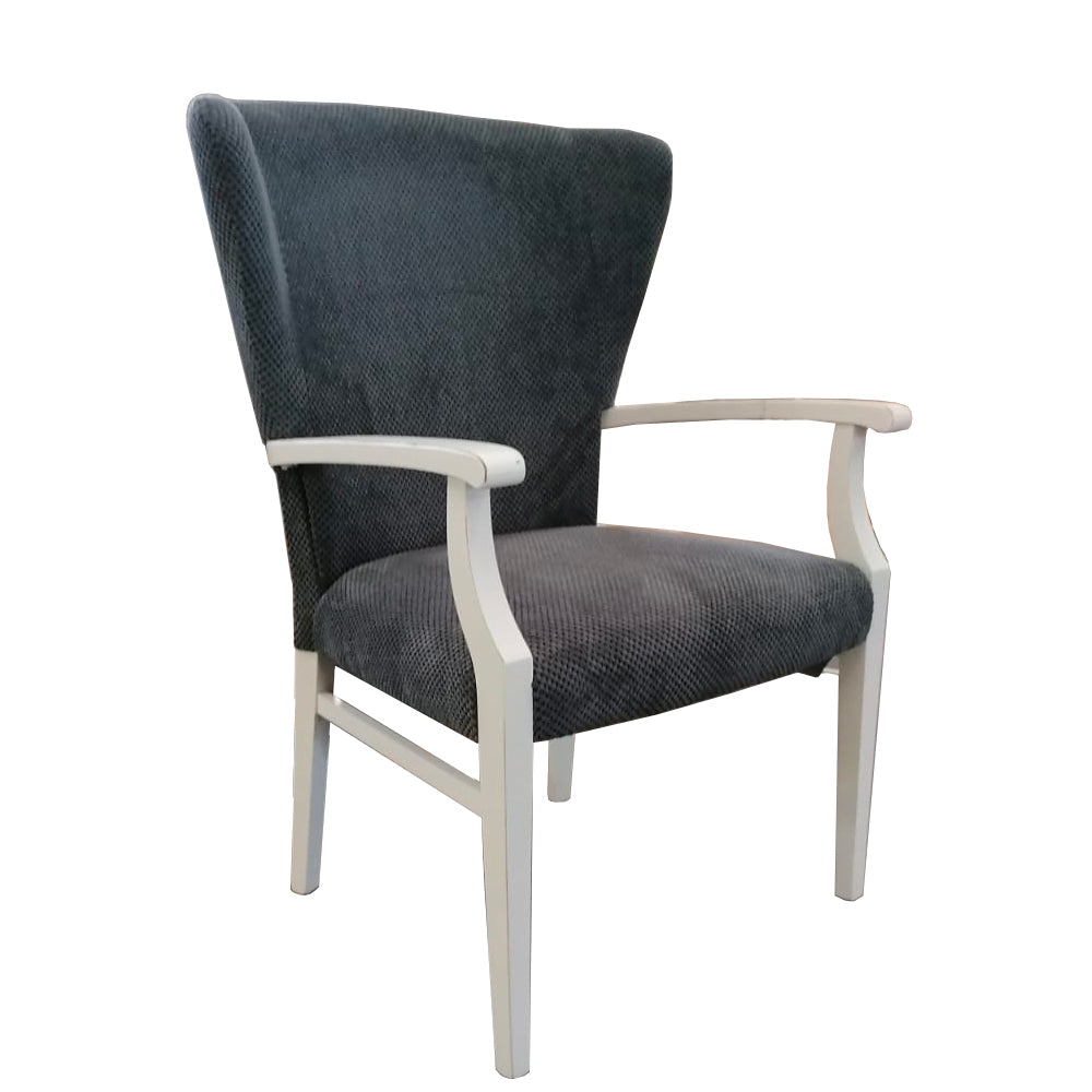 Fauteuil en bois et tissu avec dossier enveloppant Dumbo